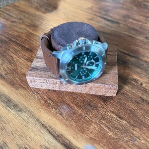 Wooden watch holder